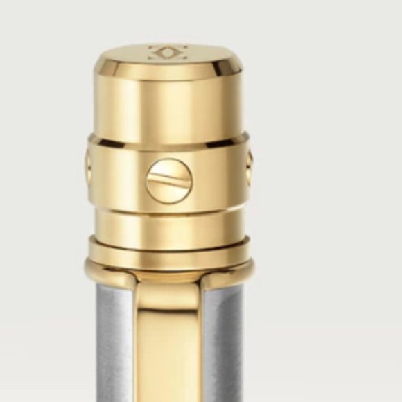 🎉SOLD🎉 Cartier de Santos Ballpoint Pen Palladium Finish Luxury Pen - Picture 10 of 12